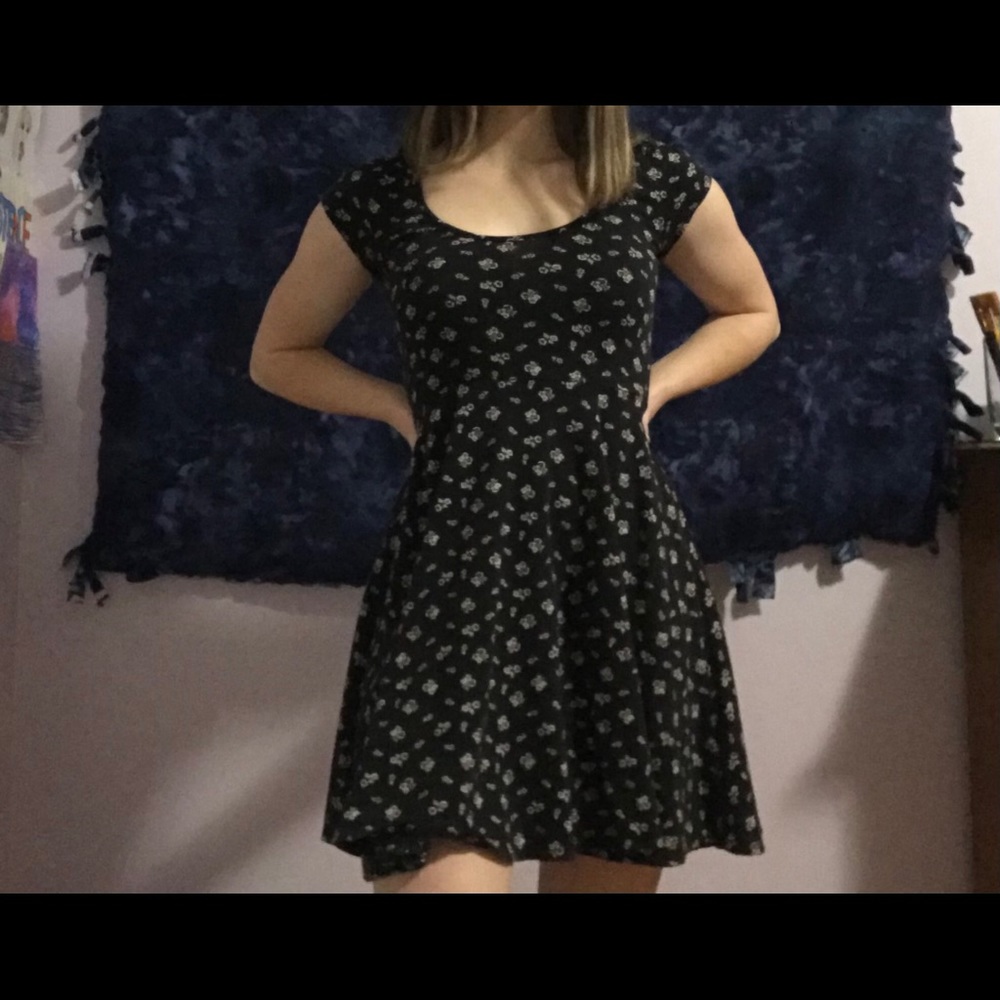 flowy floral dress